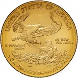 2021 Gold Bullion Ungraded 1 Ounce Eagle Coin Single United States of America US Mint Reverse