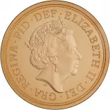 2022 Gold Piedfort Proof Pattern Sovereign Set obverse design