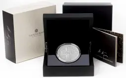 2021 Great Engravers Gothic Crown Quartered Arms 5 oz Silver Proof Coin