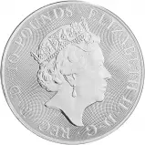 2022 Tudor Beasts Lion of England 10 oz Silver Bullion Coin obverse