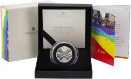 2022 50 Years of Pride Silver Proof 50p Coin