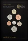 2008 Whole Coin Set UK Annual BU Emblems