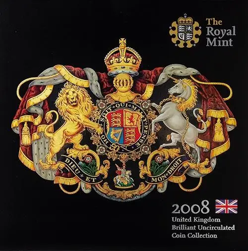 2008 Whole Coin Set UK Annual BU 22387