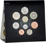 2008 Whole Coin Set UK Annual BU