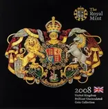 2008 Whole Coin Set UK Annual BU 22387