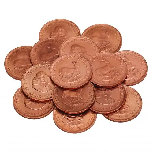 Gold Bullion 1 Rand Coin South Africa - Our Choice reverse stack image crop