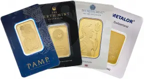 1 oz Gold Bar Best Value (New)