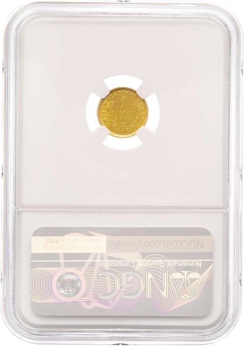Garegga様成約済み 1849 Gold $1 Georgia Dahlonega Mint NGC MS-61 | Chards