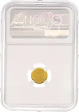 1849 $1 Coin NGC Gold Georgia Gold Rush Dahlonega Mint MS-61 reverse