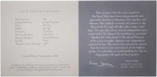 2022 Birmingham Commonwealth Games Silver Proof Piedfort 50p Coin with cert