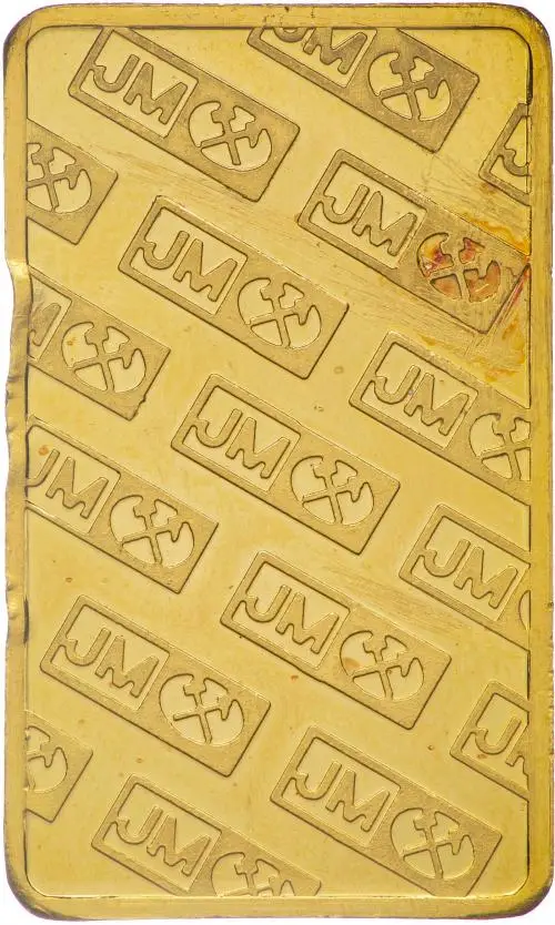 Johnson Matthey 10g Cast Gold Bullion Bar Without Cert Pre-Owned reverse