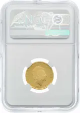 2022 Gold 0.25oz Lion of England NGC PF 70 £25 Coin Obverse