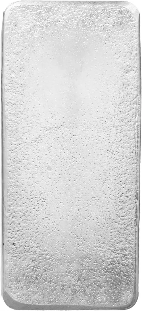 Pre-Owned Emirates Silver 1kg Bullion Bar Reverse Image of bar