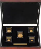 2017 Gold Proof Sovereign 5 Coin Set - Gibraltar