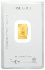 Sharps Pixley Gold 0.1 oz  Bar Pre-Owned 2