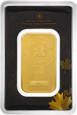 1 oz Minted Gold Bullion Bar Royal Canadian Mint Pre-Owned 