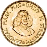 1962 Gold South African 2 Rand Bullion 22375