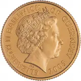 2005 Gold Proof History of The Royal Navy - HMS Ark Royal £25  Coin Single Guernsey 2