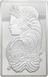 Silver 10 oz Bullion Bar PAMP Fortuna - Pre-Owned