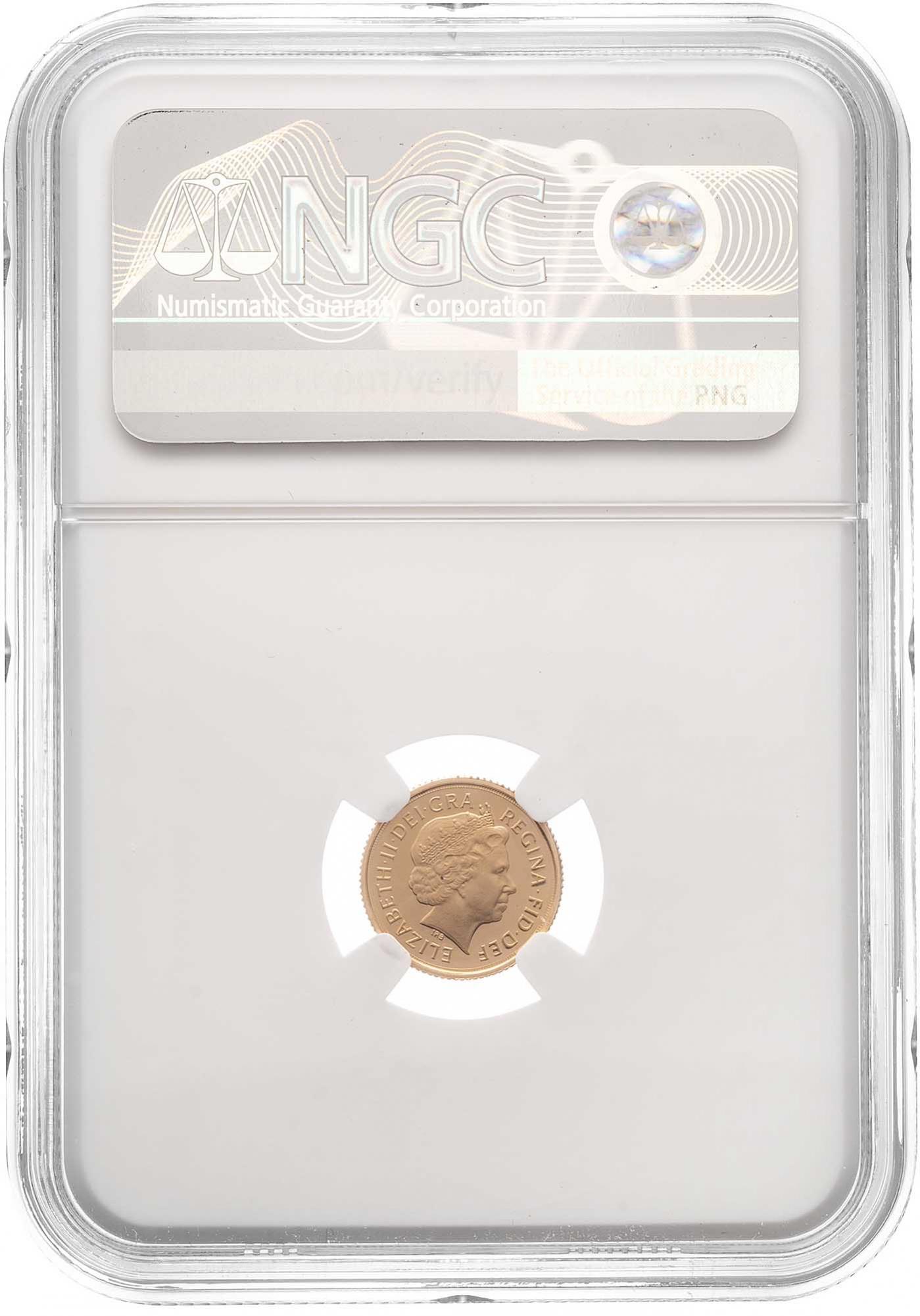 2012 Gold Diamond Jubilee Quarter Sovereign NGC PF70 |Chards