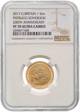 2017 Gold Proof Sovereign Elizabeth II NGC PF-70 | Chards