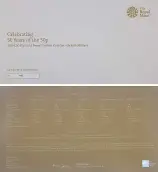 2019 Gold Proof Piedfort Elizabeth II British Culture Military Pound Sterling 50 Pence Coin Set with Cert United Kingdom The Royal Mint 5 Coins with certificate