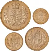 2002 Gold Proof 4 Coin Sovereign Set