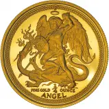 2016 Gold 0.25 Ounce Angel Coin Isle of Man Grade C