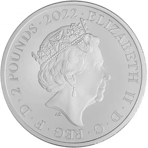 2022 George I Silver Proof 1 oz Coin - The British Monarchs Collection obverse