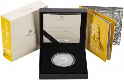 2022 Silver Proof 1 Ounce The British Monarchs Collection Elizabeth II George I Pound Sterling £2 Coin With Box with Cert Collectable United Kingdom The Royal Mint in presentation box