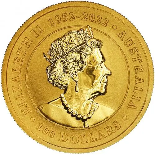 2023 Kangaroo Nugget 1 oz Gold Australian Bullion Coin obverse chards image1 crop