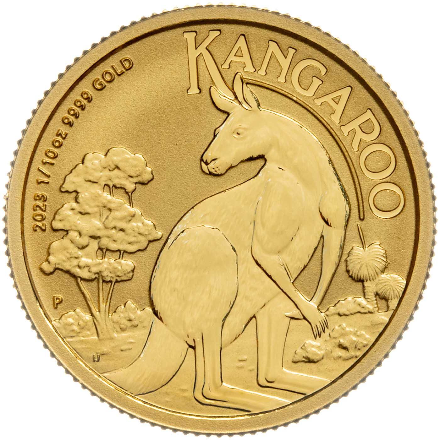 2023 QEII Kangaroo Tenth of Ounce Gold Nugget | Chards