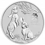2023 Year of the Rabbit Perth Mint Australian Lunar 10 kg Silver Bullion Coin 