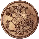 2023 Coronation Gold Bullion Half Sovereign