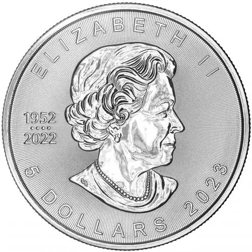 2023 Silver Maple Leaf 1 oz Bullion Coin - Pre-Owned obverse