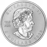 2023 Silver Maple Leaf 1 oz Bullion Coin - Pre-Owned obverse