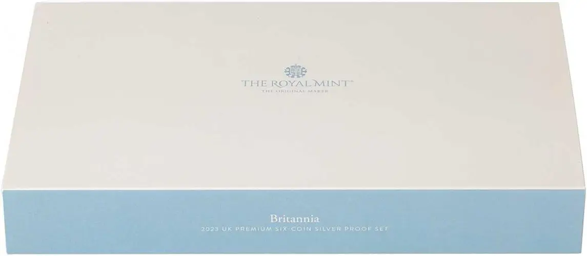2023 Britannia Silver Proof Coin Set - 6 Coins box 1