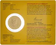 2011 Gold 1 Ounce Mountie $200 Canada Royal Canadian Mint in Sleeve Obverse