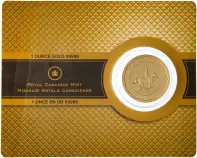 2011 Canadian Mountie 1 oz Gold Bullion Coin in Sleeve