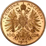 1915 Austrian 100 Corona Gold Coin