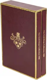 1980 Gold Proof Elizabeth II Gold Kings Collection Cayman Islands Dollar $50  Coin With Book Without Cert Cayman Islands 10 Coins outer box