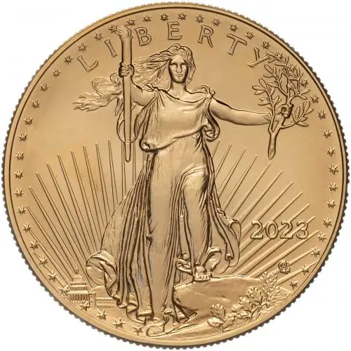 2023 Gold Eagle 1 oz Bullion Coin Eagle obverse
