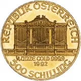 1992 Gold 0.25 Ounce Philharmonic  Coin Single Austria Austrian Mint obverse