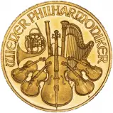 1992 Austrian 0.25 oz Gold Philharmonic Coin (Pre-Owned)