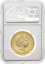 2008 Gold Proof 1 oz Britannia Royal Mint NGC PF-70 - ULTRA CAMEO Obverse