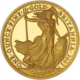 2002 Gold Proof Britannia  1 oz Coin In Capsule - Grade C