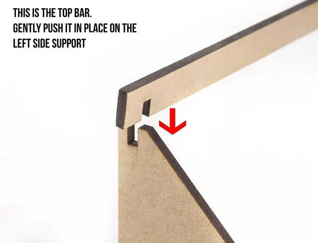 Axial Lighting Glass Support Stand  assembly 3