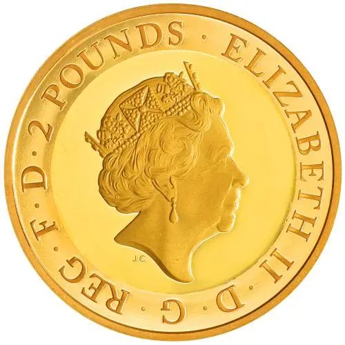 2016 The Army First World War 'Shoulder to Shoulder' £2 Gold Proof Coin obverse