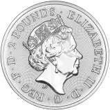2020 UK Royal Arms 1 oz Silver Bullion Coin Pre-Owned obverse