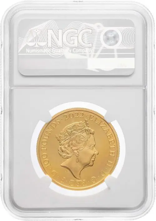 2022 James I Gold Proof 1 oz NGC PF-70 ULTRA CAMEO Coin obverse